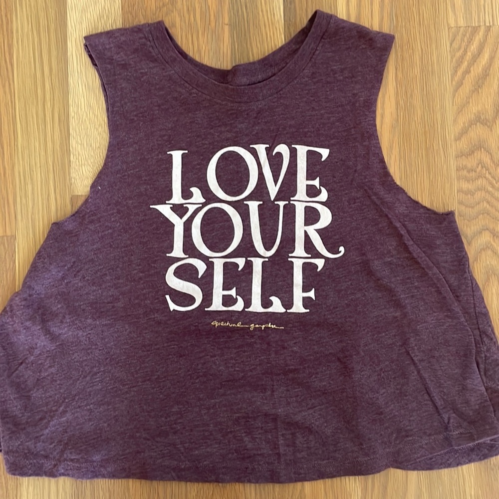 Love Yourself tank- spiritual gangster